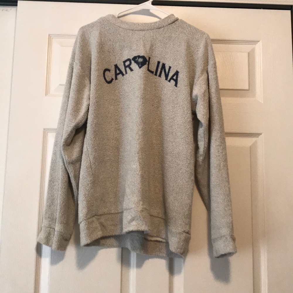 Carolina Sweatshirt! Cozy towel like material